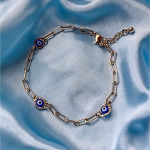 EVIL EYE CHARM ANKLET 🧿